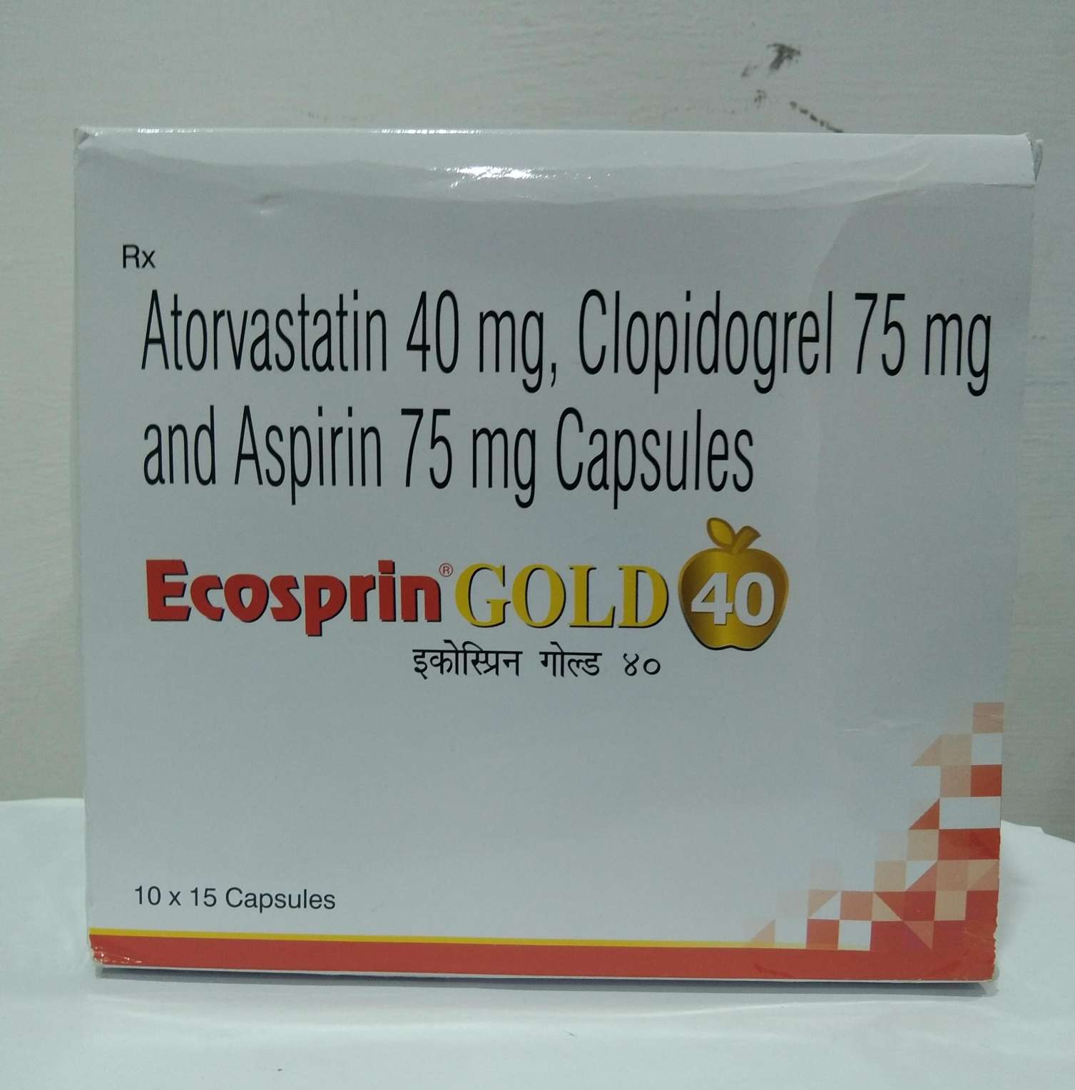 Picture of ECOSPRIN GOLD 40 15CAP (SOLD OUT)