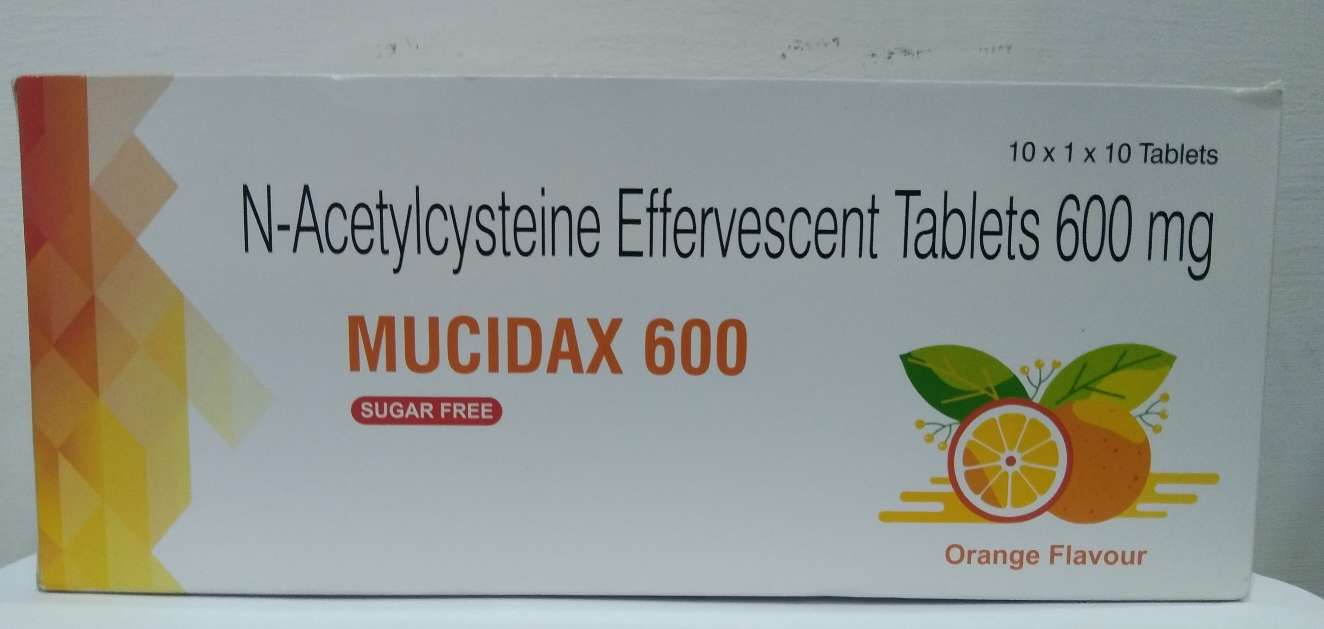 Picture of MUCIDAX 600 TAB 10TAB     (SOLD OUT)